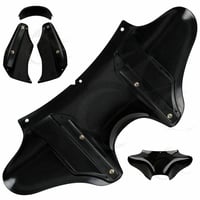 Image 3 of Vivid Black Front Outer Batwing Fairing