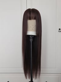 Image 1 of 30" 9x6 dark brown