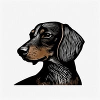 Daschund Mini Giclee