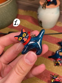 Image 6 of SAKRAFKA - "scaredy kitten" charms