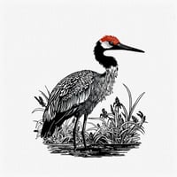 Red Crown Mini Giclee