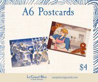 Sanji Zine ◇ A6 Postcards