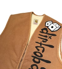 Image 3 of Vintage Carhartt Union Made "hand of god" vest
