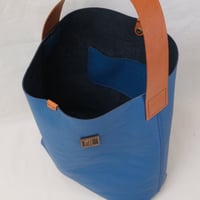 Image 6 of Tube Tote in happy blue