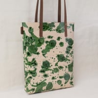 Image 2 of Paint Soft Tote green and brown