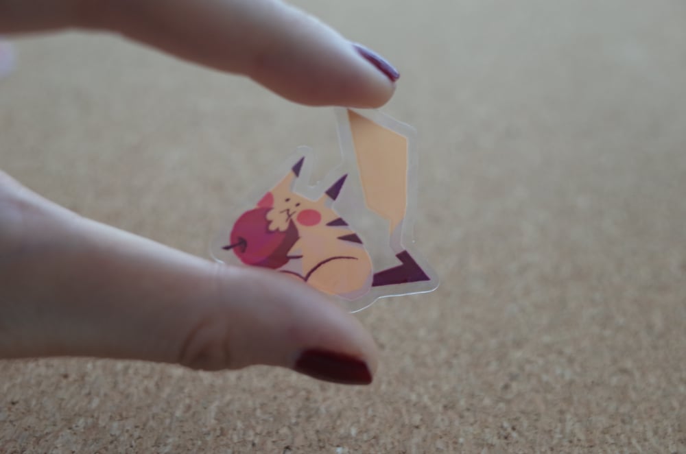 Image of Pokemon Indigo League 4 mini stickers set | Die cut | Waterproof PET Vinyl |