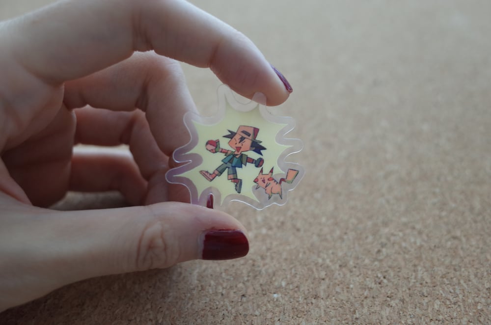 Image of Pokemon Indigo League 4 mini stickers set | Die cut | Waterproof PET Vinyl |