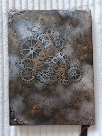 Image 3 of HANDMADE A4 STEAMPUNK JOURNAL