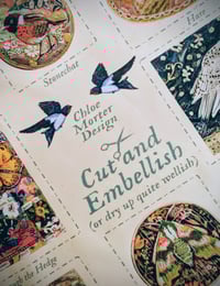 Image 3 of Tea Towel - Cut and Embellish no. 2