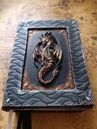 Image 2 of HANDMADE A6 3D DRAGON JOURNAL