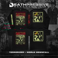 [SHORT/LONG SLEEVE] TERRORIZER - WORLD DOWNFALL - BLACK VERSION