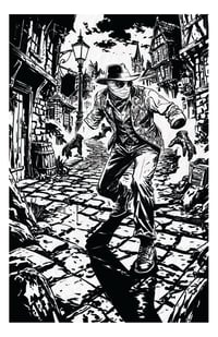 Image 2 of Darkmoor The Invisible Man Giclée Art Print  