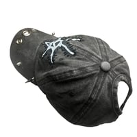 Image 3 of Cursed Clown patch hat with evil spikes 