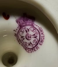 Image 15 of Royal Worcester Small Scroll Handle Vase