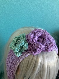 Image 3 of Boho Lilac Headscarf