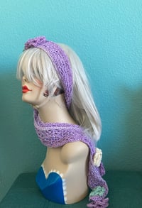 Image 4 of Boho Lilac Headscarf