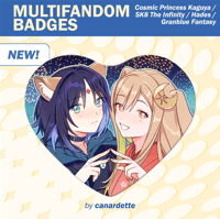 Image 1 of [NEW] [PRE-ORDER] ✨ Multifandom Badges ✨