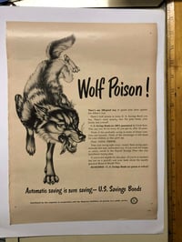 Image 2 of Wolf Poison ! 1948 ad
