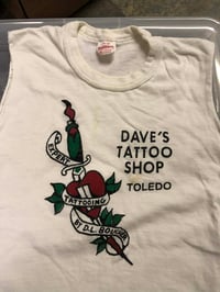 Image 2 of Dave’s Tattoo Shop Toledo 70’s Dave Boucher Small Tank