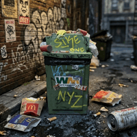 Image 1 of Street Trash Can 2