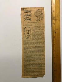 Image 1 of Tattoo Charlie Geizer article, 1978 Man About Town 