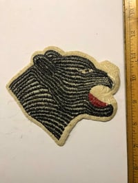 Image 2 of Vintage Panther Head patch Large 