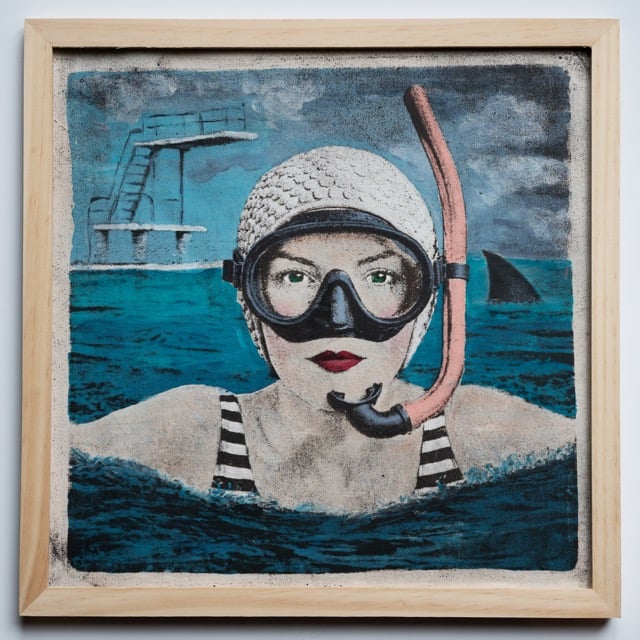 Image of "RONDE" - Monotype Original (Édition variée limitée à 10 ex.) 