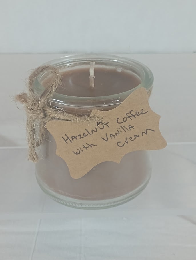 Image of Hazelnut Coffee with Vanilla Cream Small Container Candle