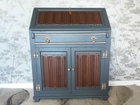 Image 1 of Old Charm Writing Bureau in Slate grey