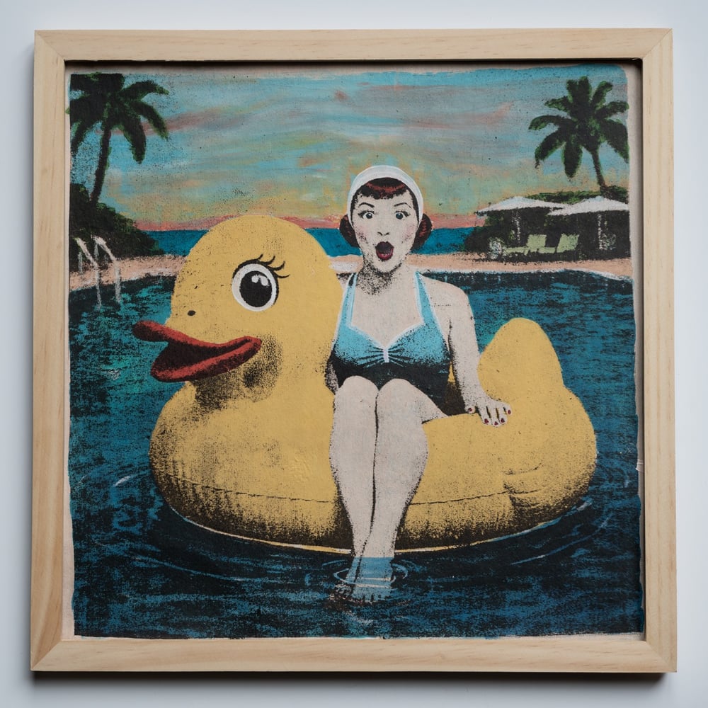 Image of "PLASTIQUE !" - Monotype Original (Édition variée limitée à 10 ex.) 