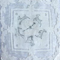 Image 2 of Hankies #1-4 (unicorn+fawn clock)
