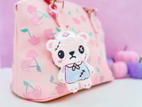 Image 2 of Creepy Cute Kawaii Nurse Keychain Plush Bag Charm 
