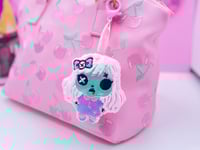Image 2 of Creepy Cute Kawaii Dead Doll Plush Bag Charm Keychain 