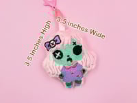 Image 3 of Creepy Cute Kawaii Dead Doll Plush Bag Charm Keychain 