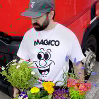 Image 3 of MÁGICO - "Smiles Delivered" T-shirt (White)