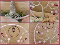Image 4 of Tree of Life Suncatchers-Pink and Blue Styles