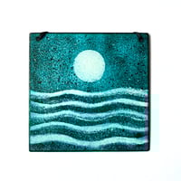 Image 2 of Seascape Enamel Wall Art