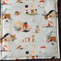 Image 2 of Mushroom Shelter Vinyl Front Flat Project Bag