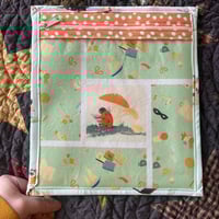 Image 1 of Ladybug Vinyl Front Flat Project Bag