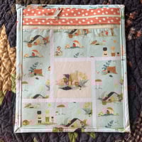 Image 1 of Bunny House Vinyl Front Flat Project Bag