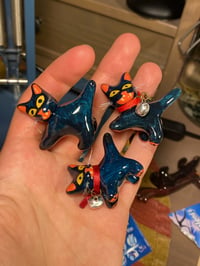 Image 2 of SAKRAFKA - "scaredy kitten" charms