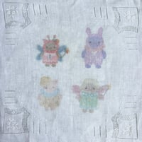 Image 1 of Hankies #5-7 (critters+teapot fawn)