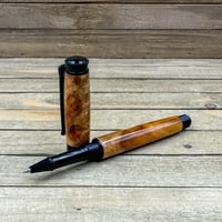 Image 1 of Handmade Amboyna Burl Rollerball Pen