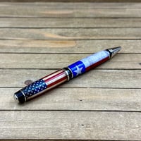 Image 2 of Texas and USA Flag Cigar Pen