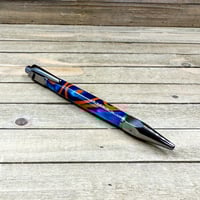 Image 2 of Handmade Vertex Ballpoint Pen with Colorful Acrylic