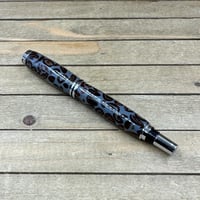 Image 1 of Handcrafted Coffee Bean Rollerball Pen in Gray Resin