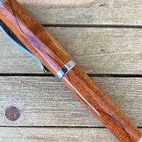 Image 4 of Handmade Segmented Wood Rollerball Pen with Red Oak, Mesquite, Walnut and Maple Wood