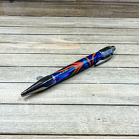 Image 4 of Handmade Vertex Ballpoint Pen with Colorful Acrylic