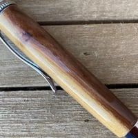 Image 4 of Sapwood and Hardwood Twist Pen, Two Toned Wood Pen