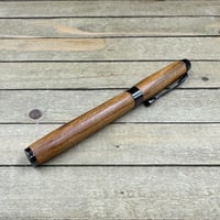 Image 5 of Bradford Pear Wood Fountain Pen – Handcrafted Introductory Fountain Pen with Medium-Fine Nib